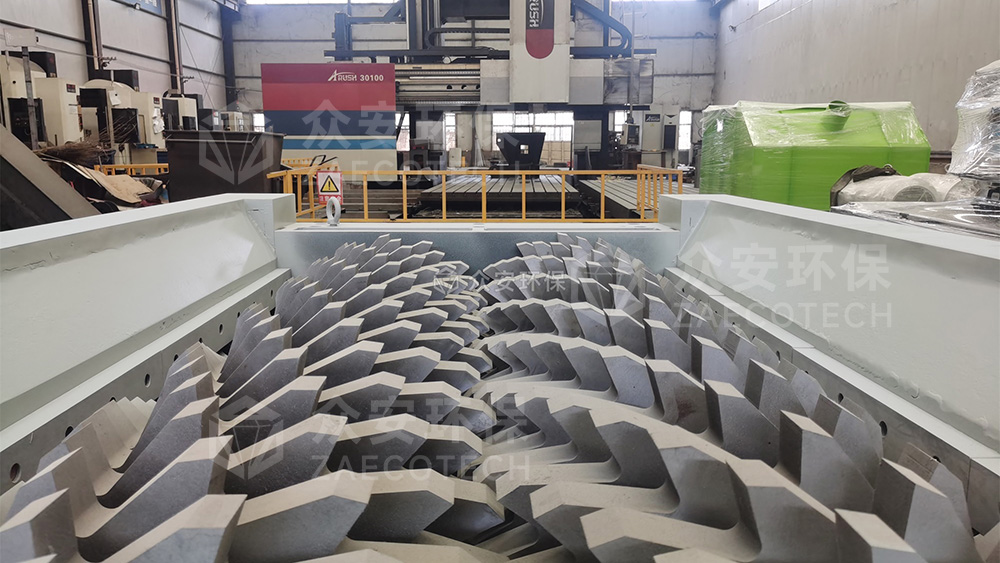 眾安環保雙軸剪切式撕碎機